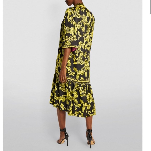 NWOT Alice + Olivia Dottie Reversible Pink and Green Floral Kimono - Size M/L - Picture 2 of 8